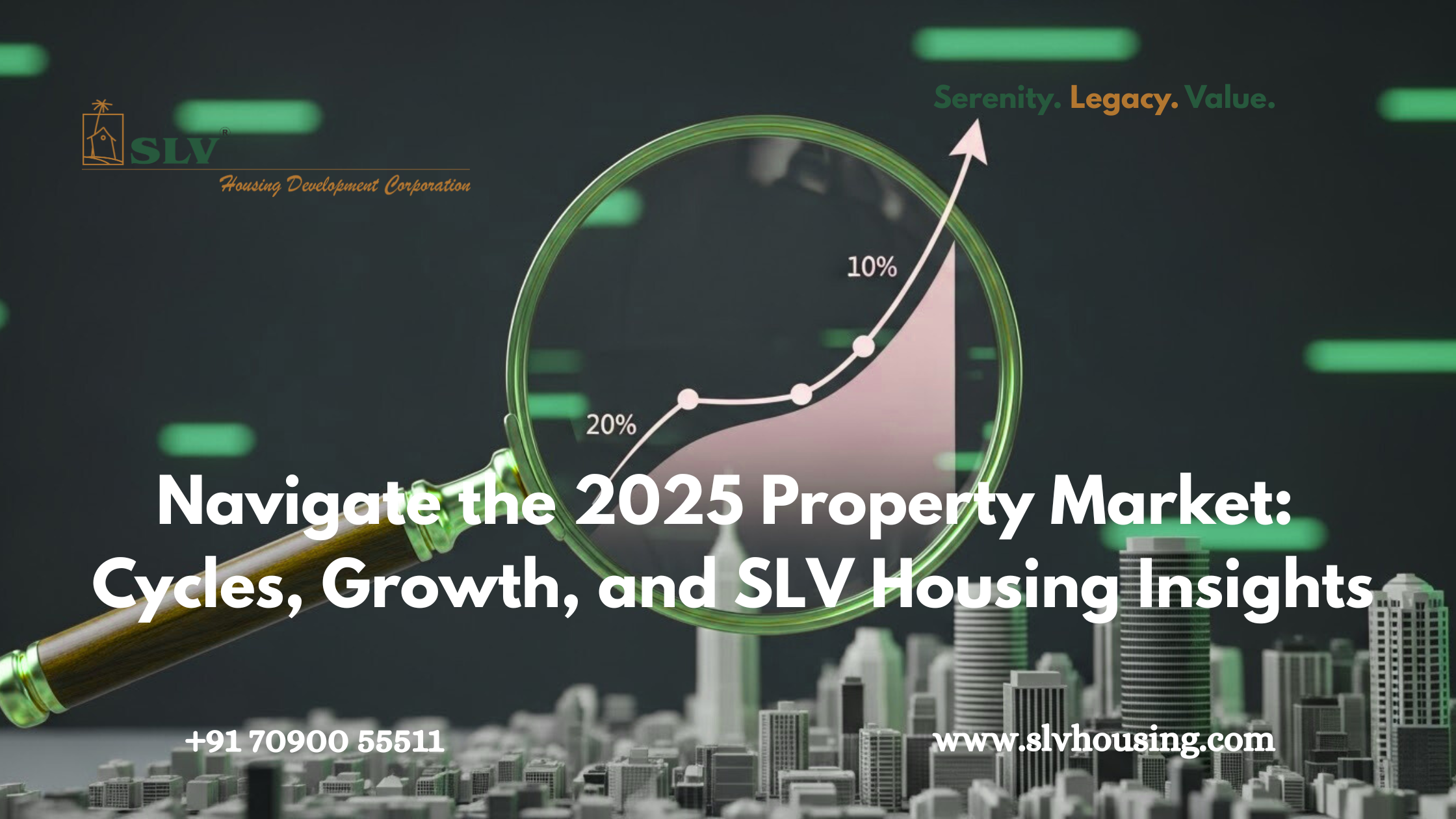 Graphical illustration of property market cycles and investment strategies for growth